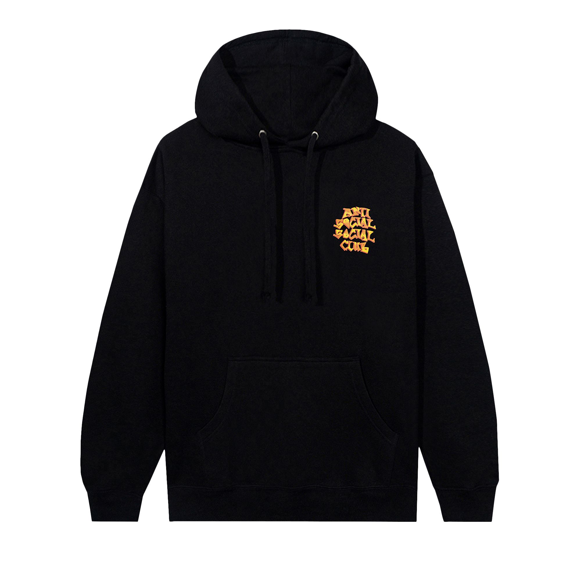 ANTI SOCIAL SOCIAL CLUB ANTI SOCIAL SOCIAL CLUB LOW BROW PREMIUM HOODIE 'BLACK'