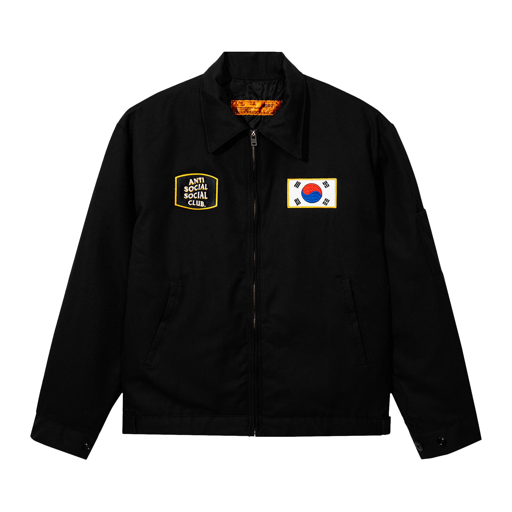 Pre-owned Anti Social Social Club Wounded Dickies Jacket 'black' | Men's Size S