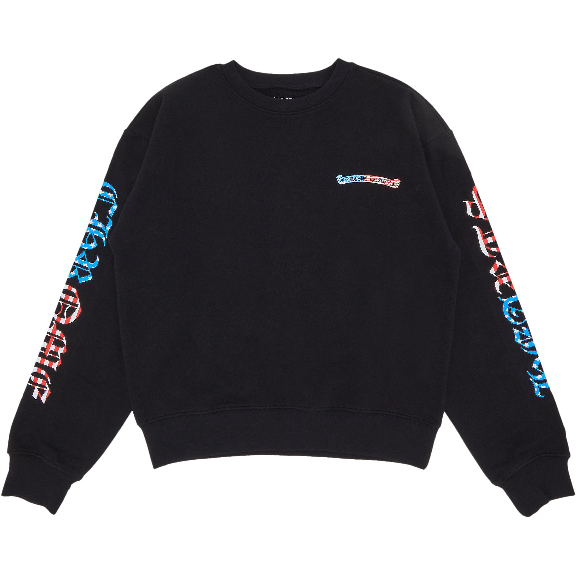 Chrome Hearts Matty Boy America Crewneck Sweatshirt 'Black' | Men's Size L