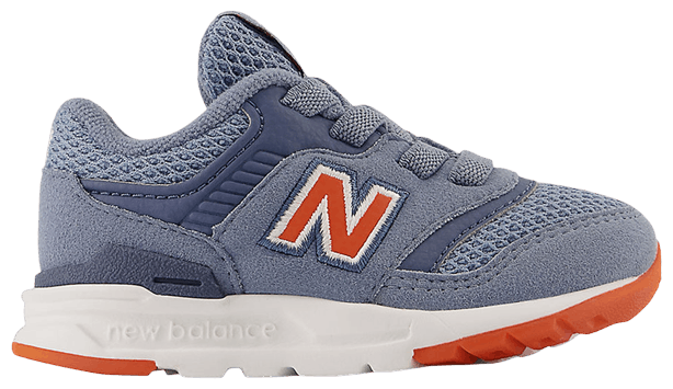 New Balance 997H Bungee Lace Toddler Wide Grey Poppy