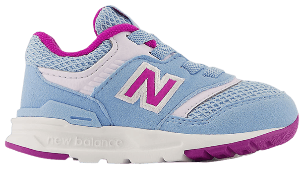 New Balance 997H Bungee Lace Toddler Blue Purple Punch