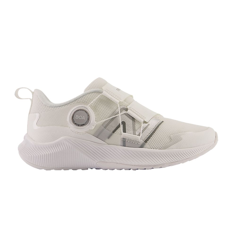 Pre-owned New Balance Dynasoft Reveal V4 Boa Little Kid 'white Silver' | Kid's Size 2