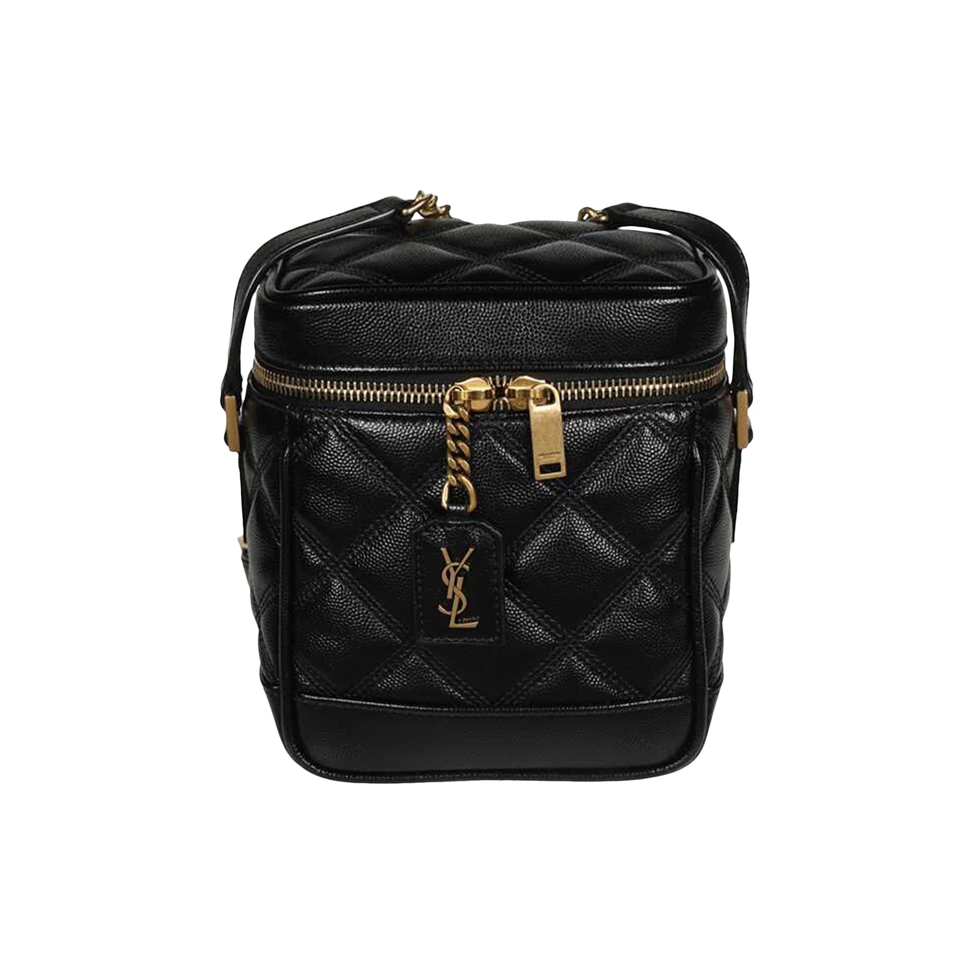 Pre-owned Saint Laurent 80's Vanity Bag 'nero' | Black | Women's Size Onesize