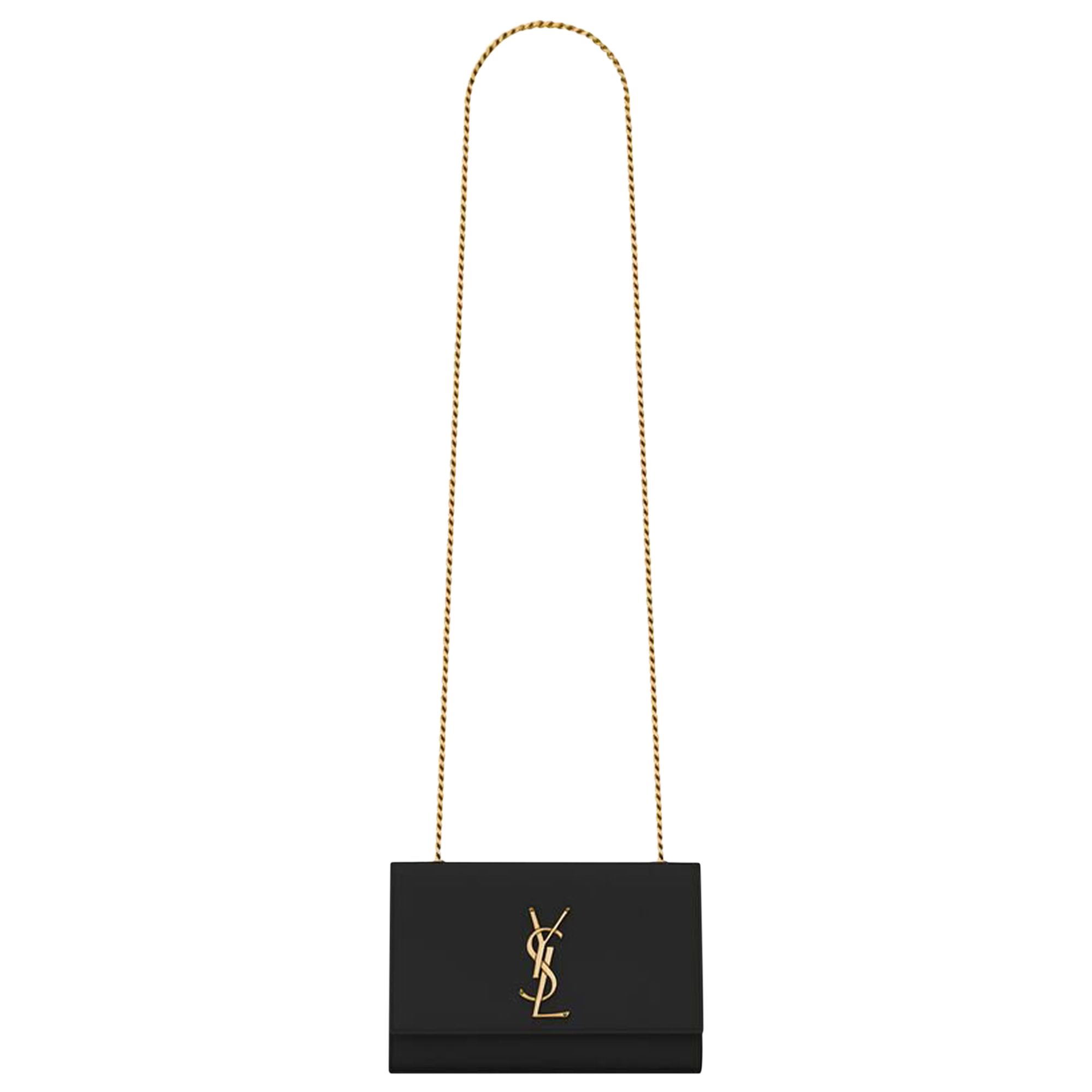 Pre-owned Saint Laurent Kate Small Chain Bag 'black'