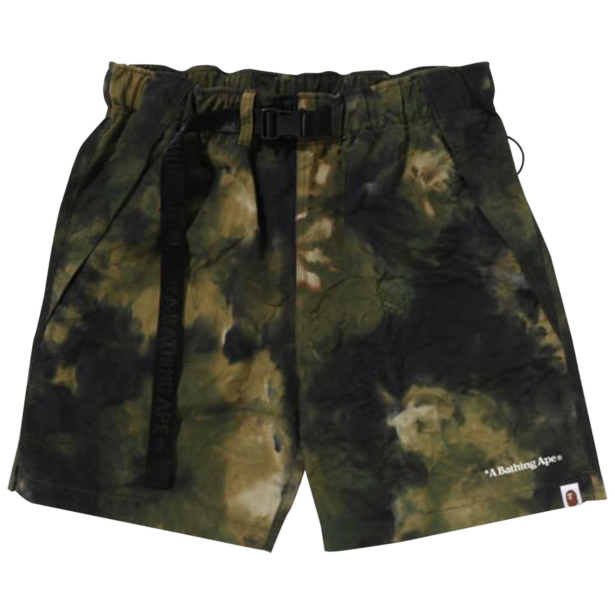 Pre-owned Bape Chusen Hybrid Eazy Shorts 'olive Drab' In Green