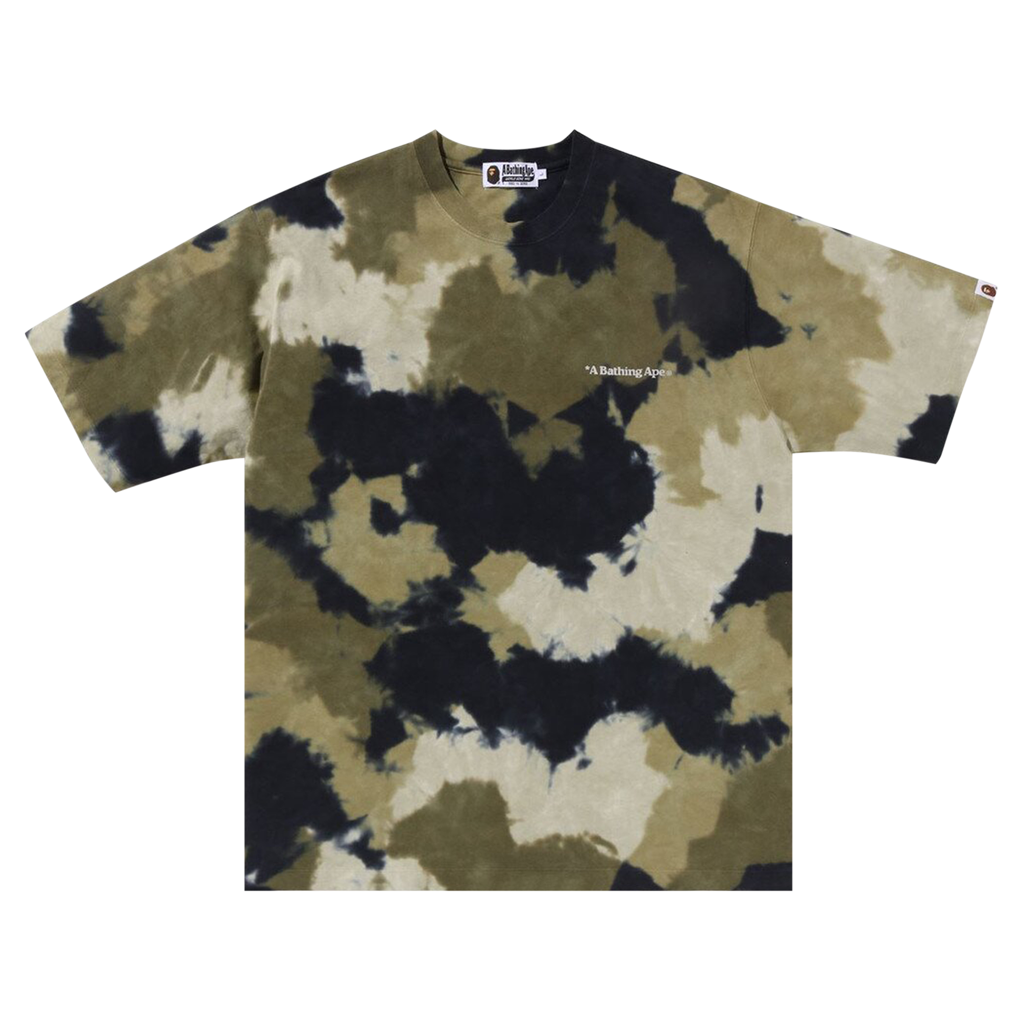 Pre-owned Bape Chusen Relaxed Fit Tee 'olive Drab' In Green