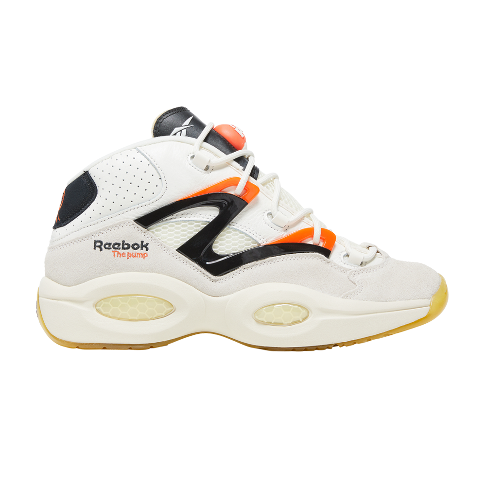 Pre-owned Reebok Question Pump 'pump Universe' In White