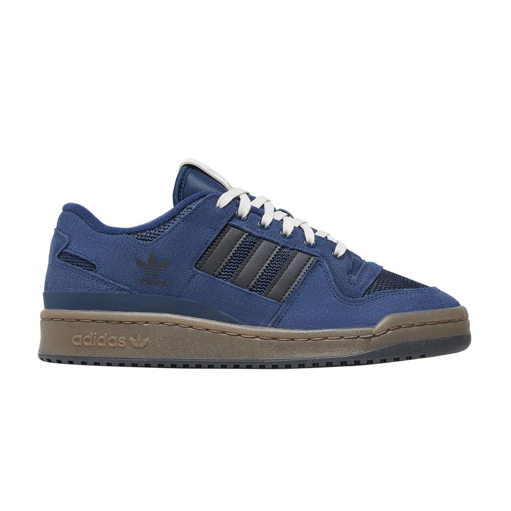 Pre-owned Adidas Originals Forum 84 Low Adv 'collegiate Navy Gum' In Blue