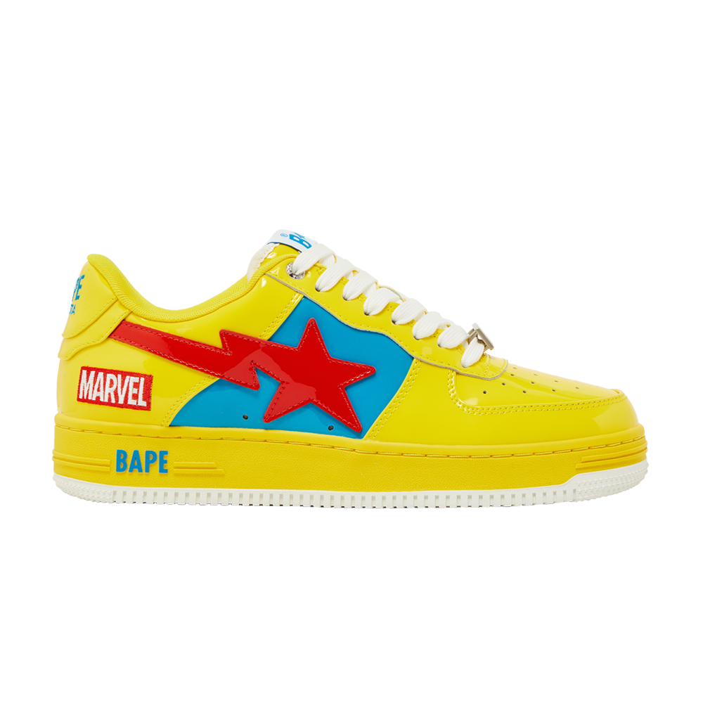 Pre-owned Bape Marvel X Sta 'thor' In Yellow