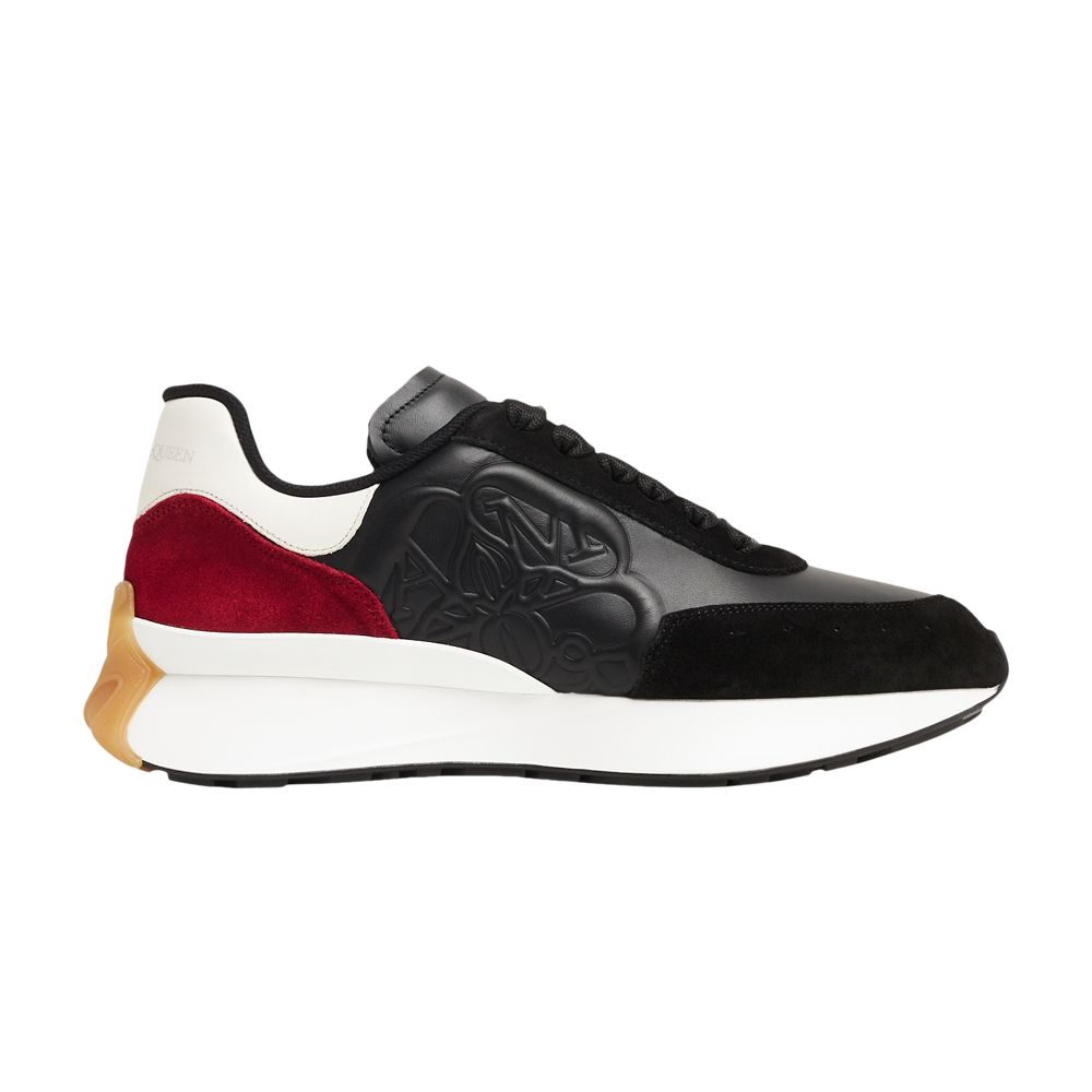 Pre-owned Alexander Mcqueen Sprint Runner 'black Burgundy' | Men's Size 41