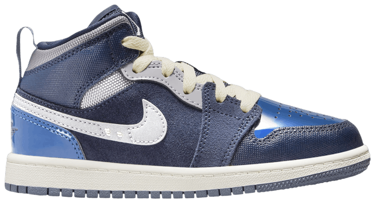 Air Jordan 1 Mid SE Craft PS Inside Out   Obsidian