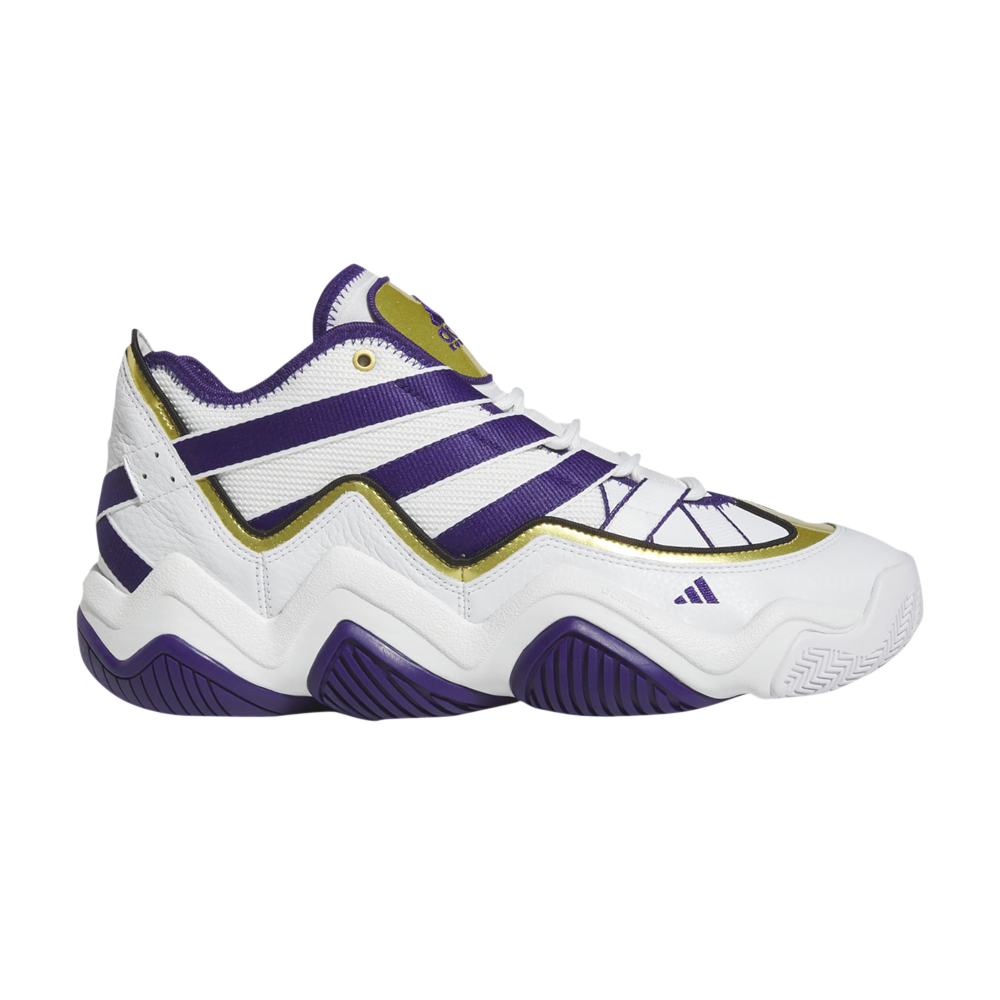 Pre-owned Adidas Originals Top Ten 2010 'lakers' In White