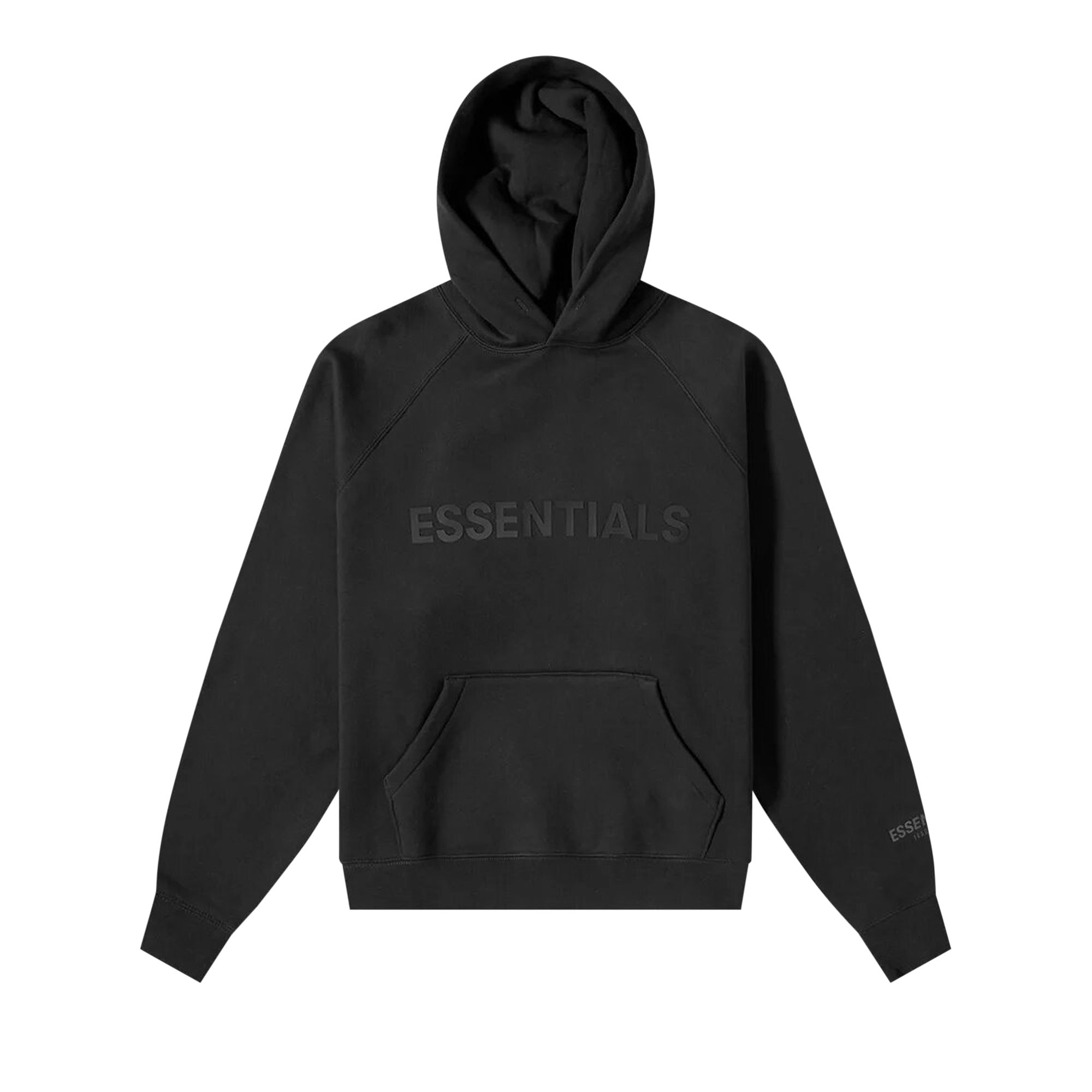 Pre-owned Essentials Fear Of God  Pullover Hoodie 'black'