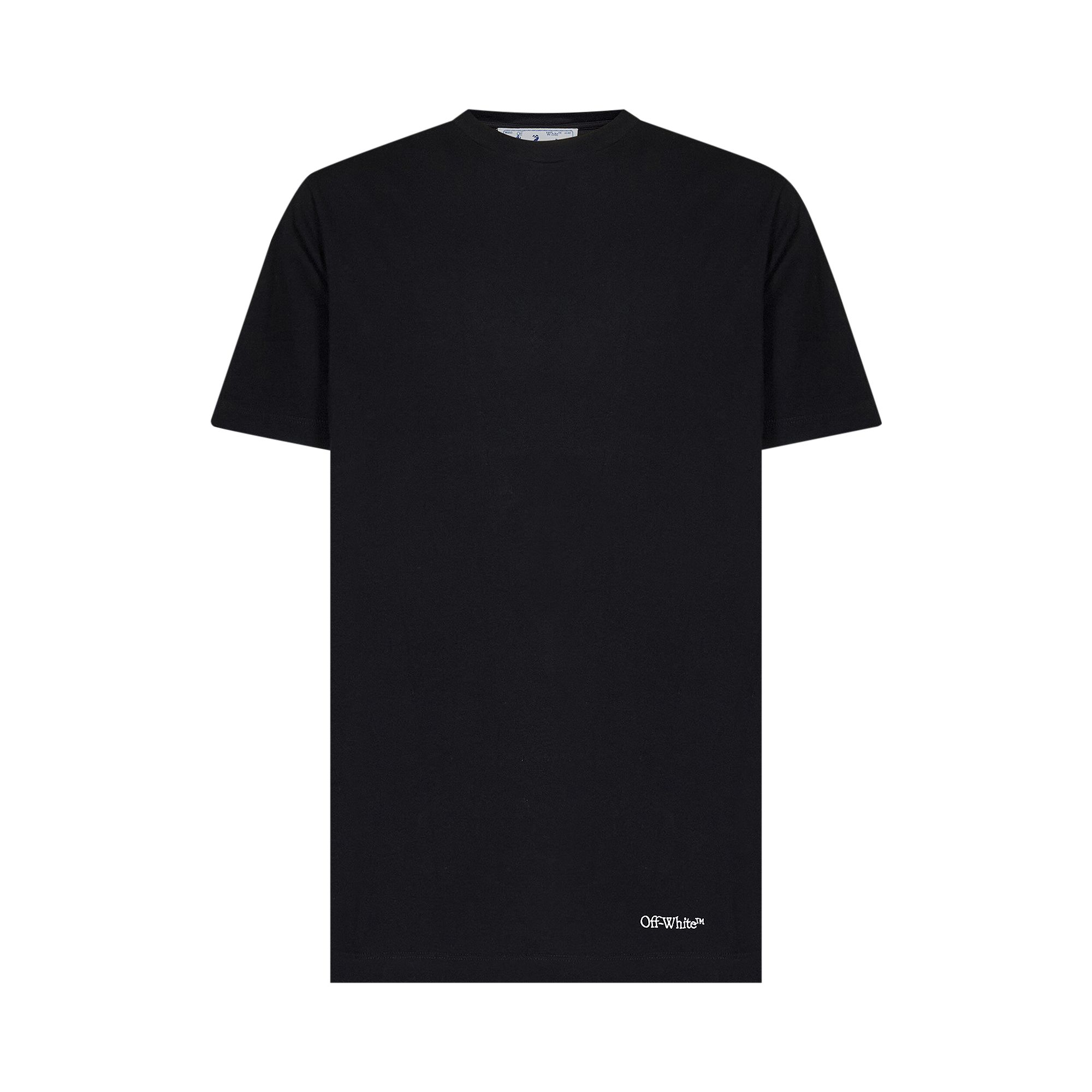 Pre-owned Off-white Scribble Diag Slim Short-sleeve Tee 'black/white'