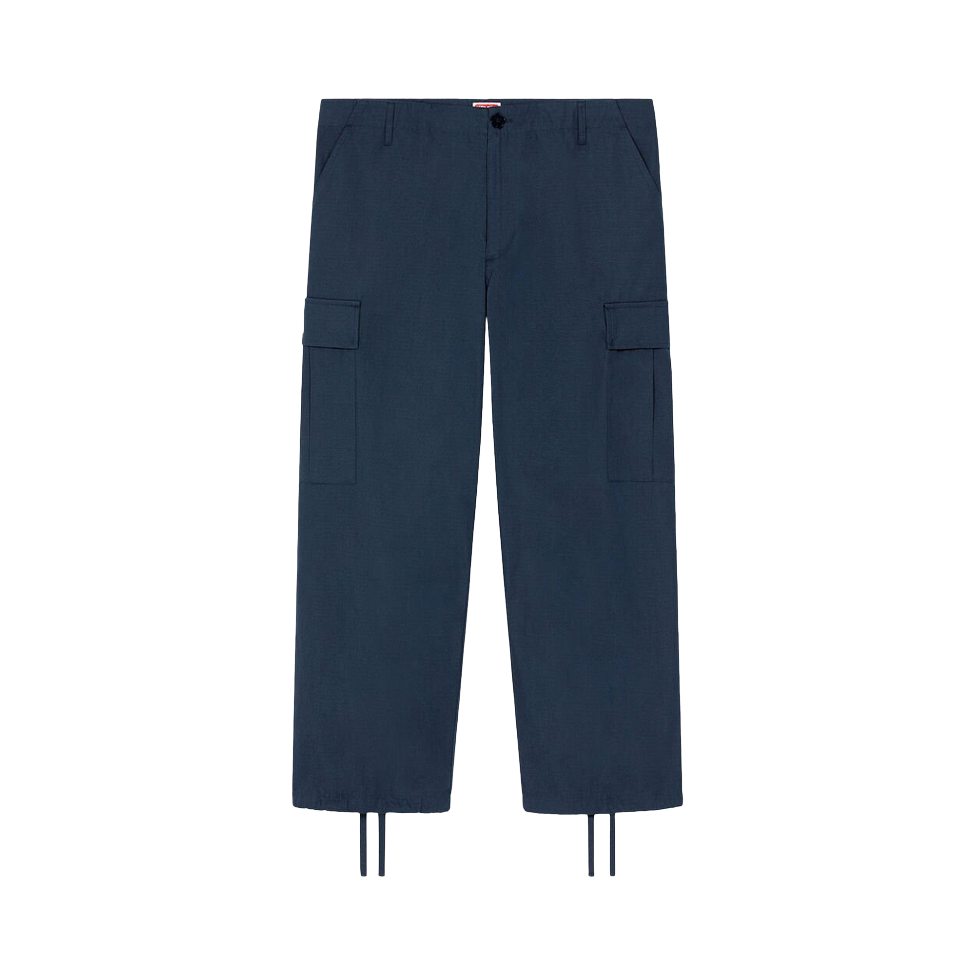Pre-owned Kenzo Cargo Pants 'midnight Blue' In Green
