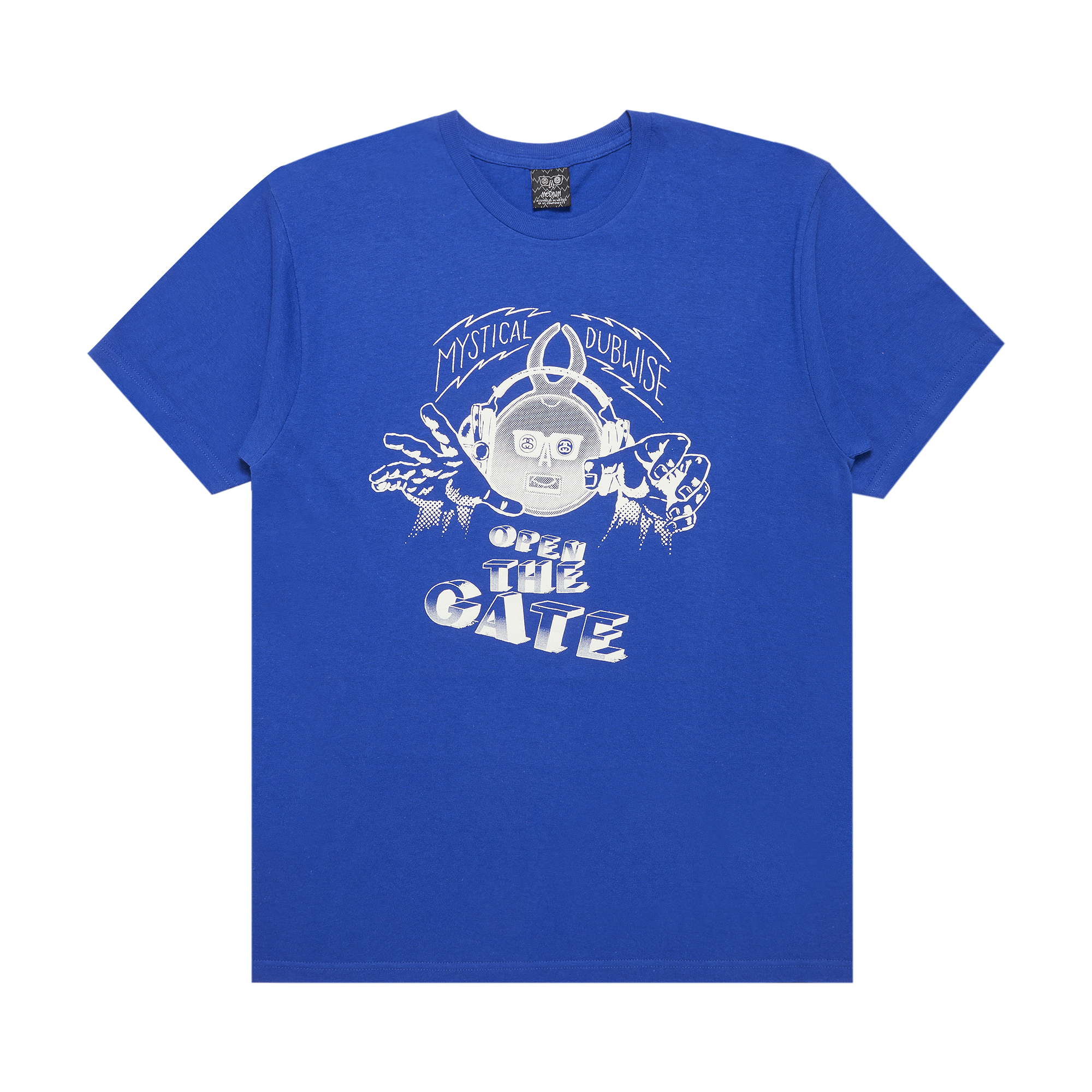 Pre-owned Stussy Open The Gate Tee 'royal' In Blue