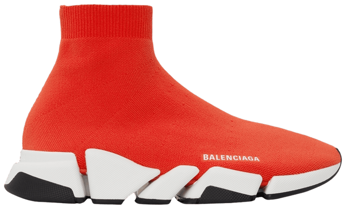 red balenciaga speed