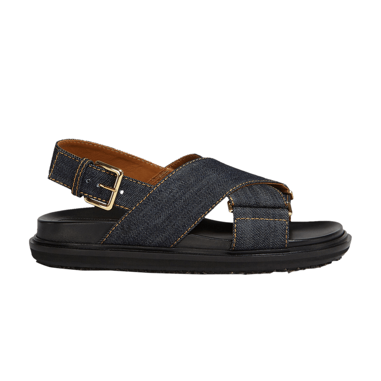 Buy Marni Wmns Criss-Cross Sandal 'Blue Denim' - FBMS005201
