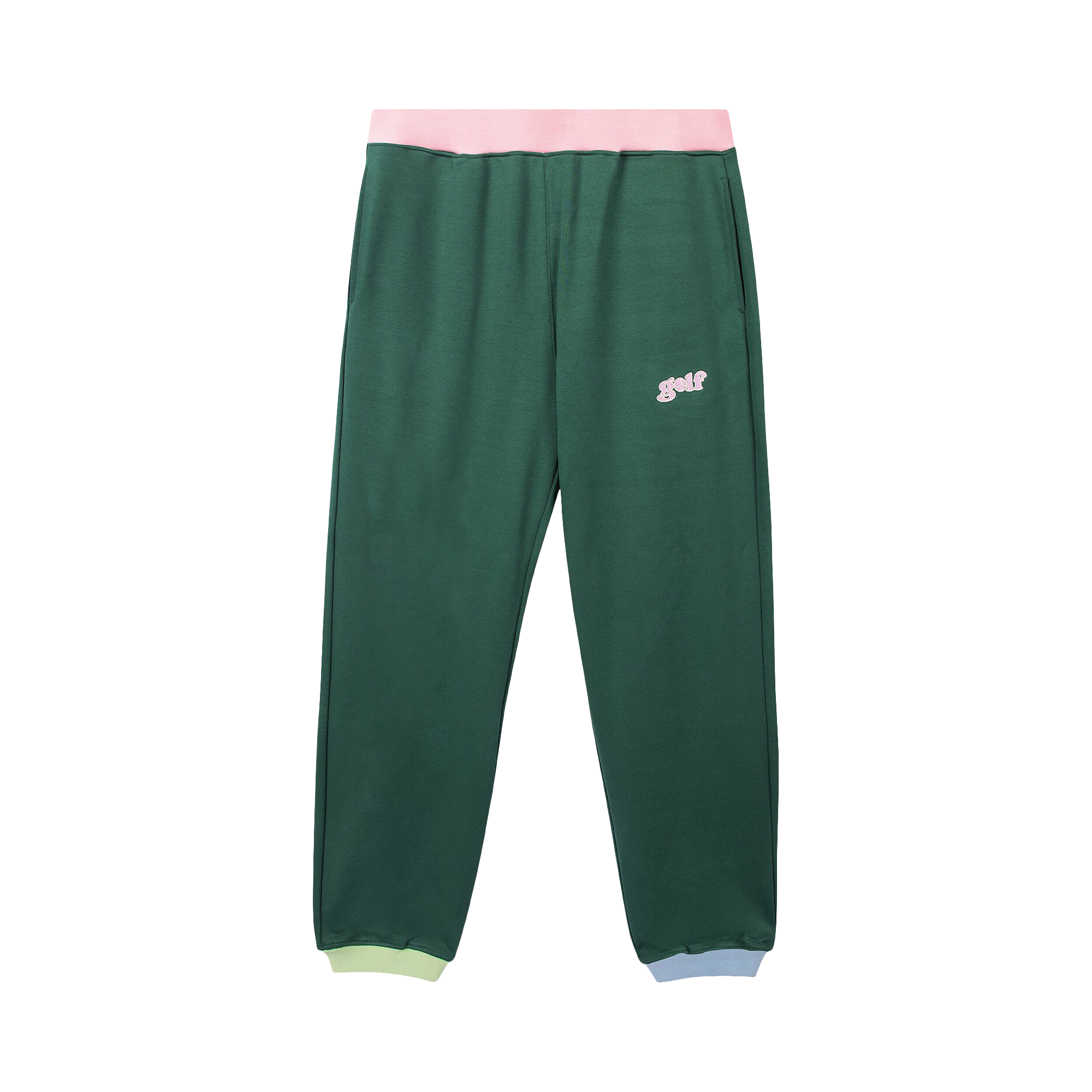 Pre-owned Golf Wang Match Point Track Pant 'greener Pastures Combo'