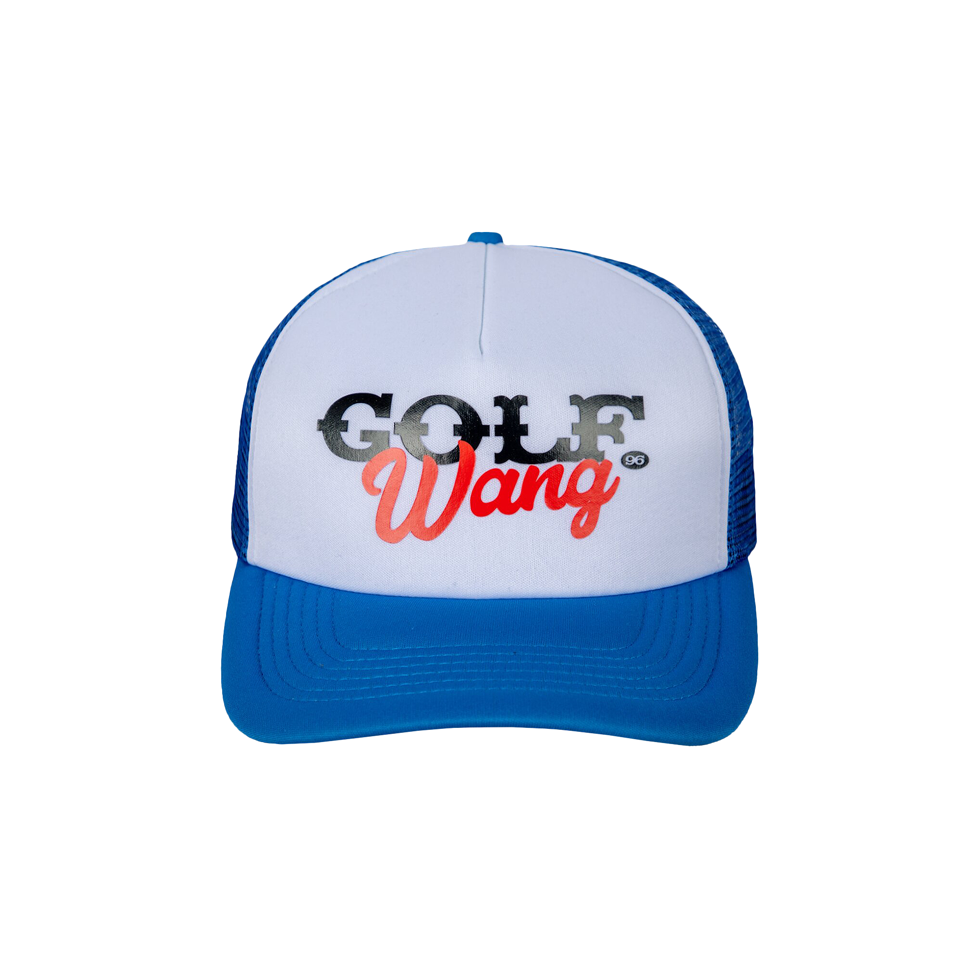 Pre-owned Golf Wang Motorcross Trucker Hat 'imperial Blue'
