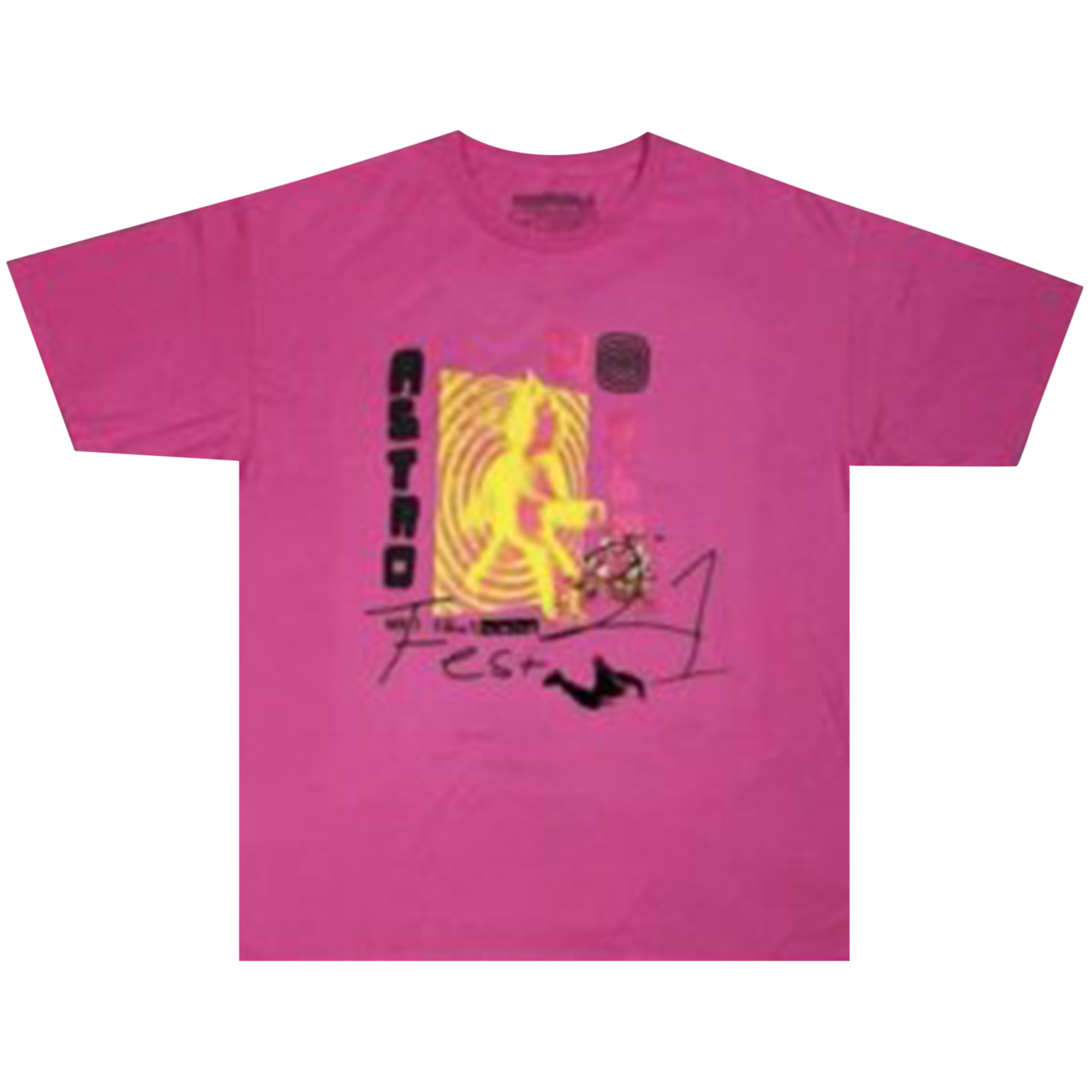 Pre-owned Cactus Jack By Travis Scott Other Side T-shirt 'pink'