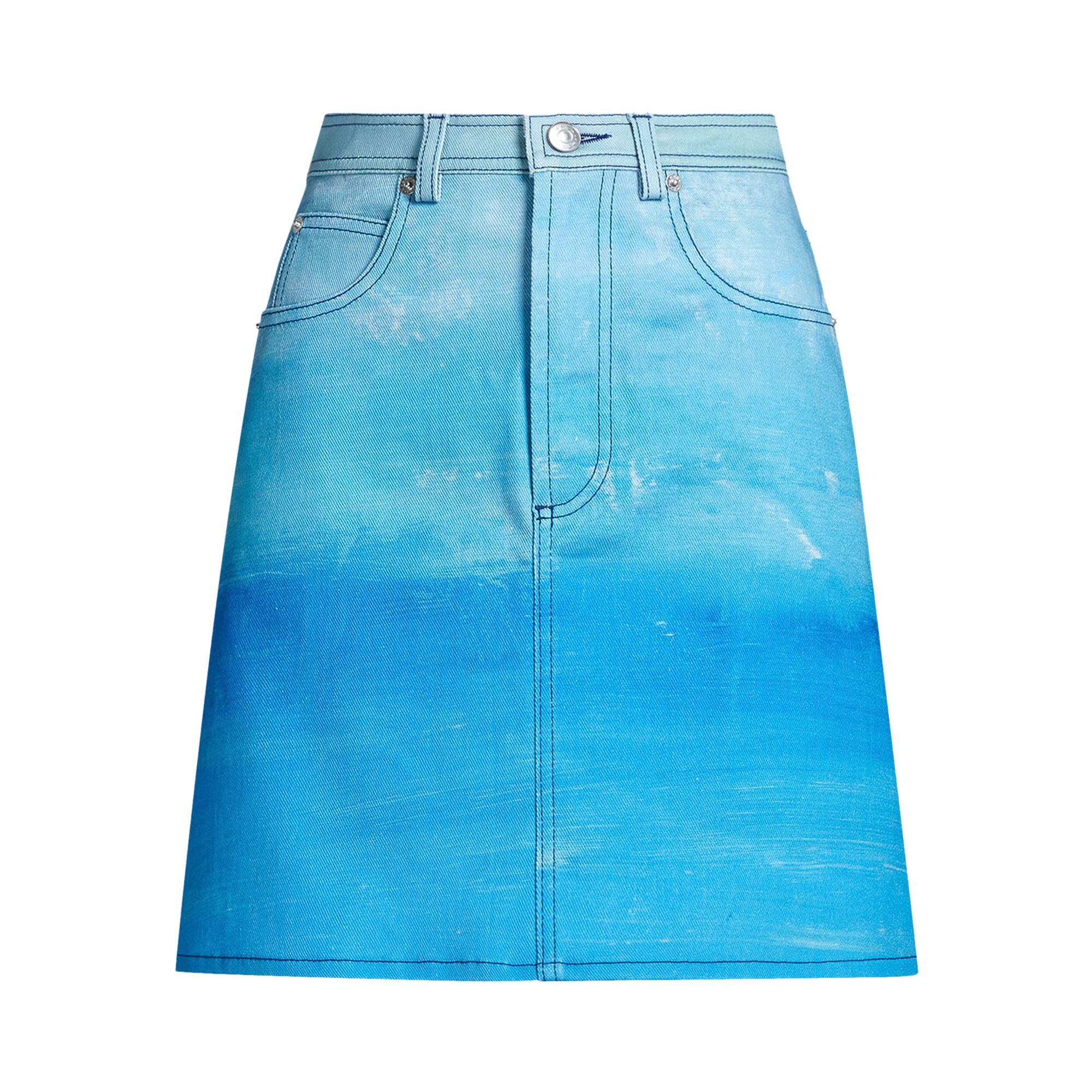 Pre-owned Marni Skirt 'vivid Blue' | Women's Size 40