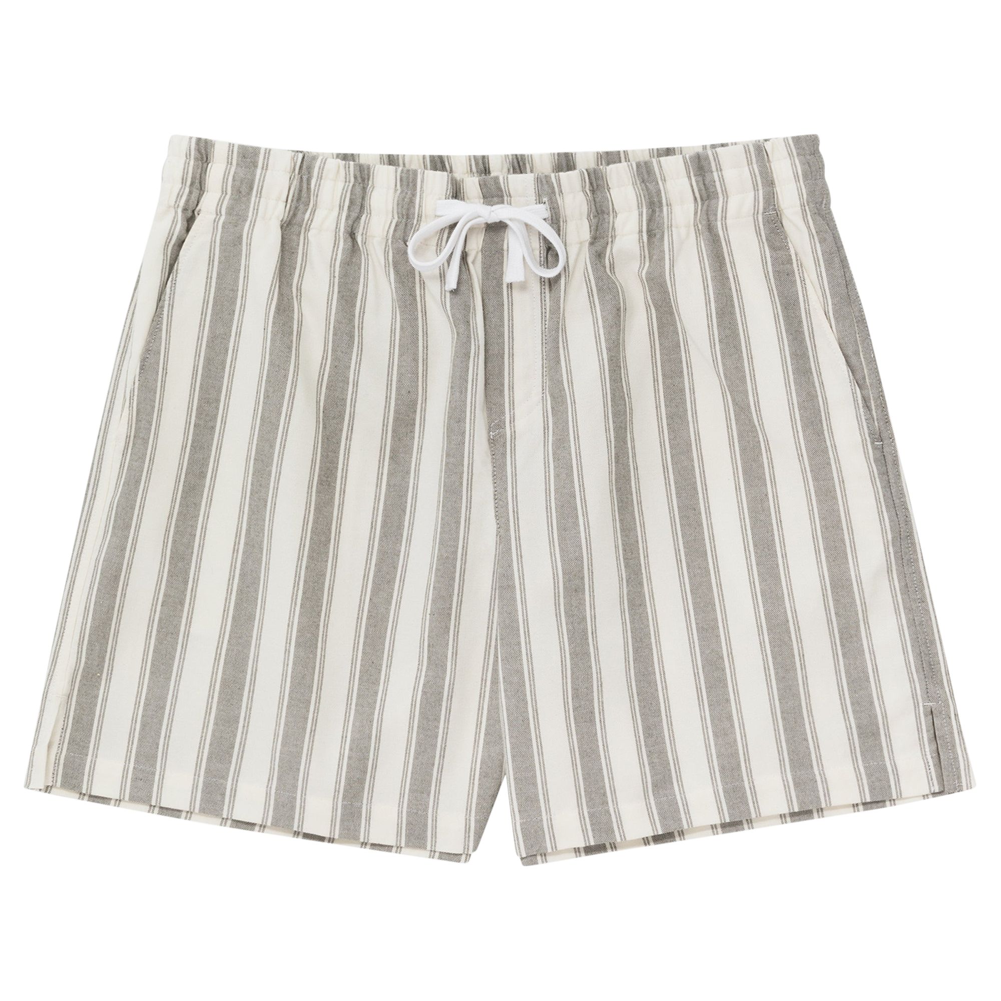 Pre-owned Aimé Leon Dore Striped Drawstring Short 'green Stripe' | Multi-color | Men's Size L