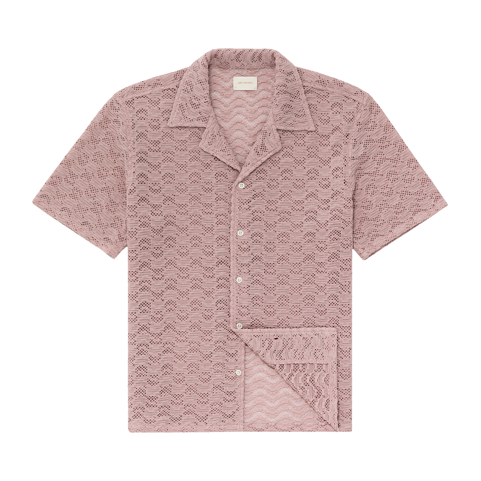 Pre-owned Aimé Leon Dore Rico Shirt 'violet Ice' In Pink