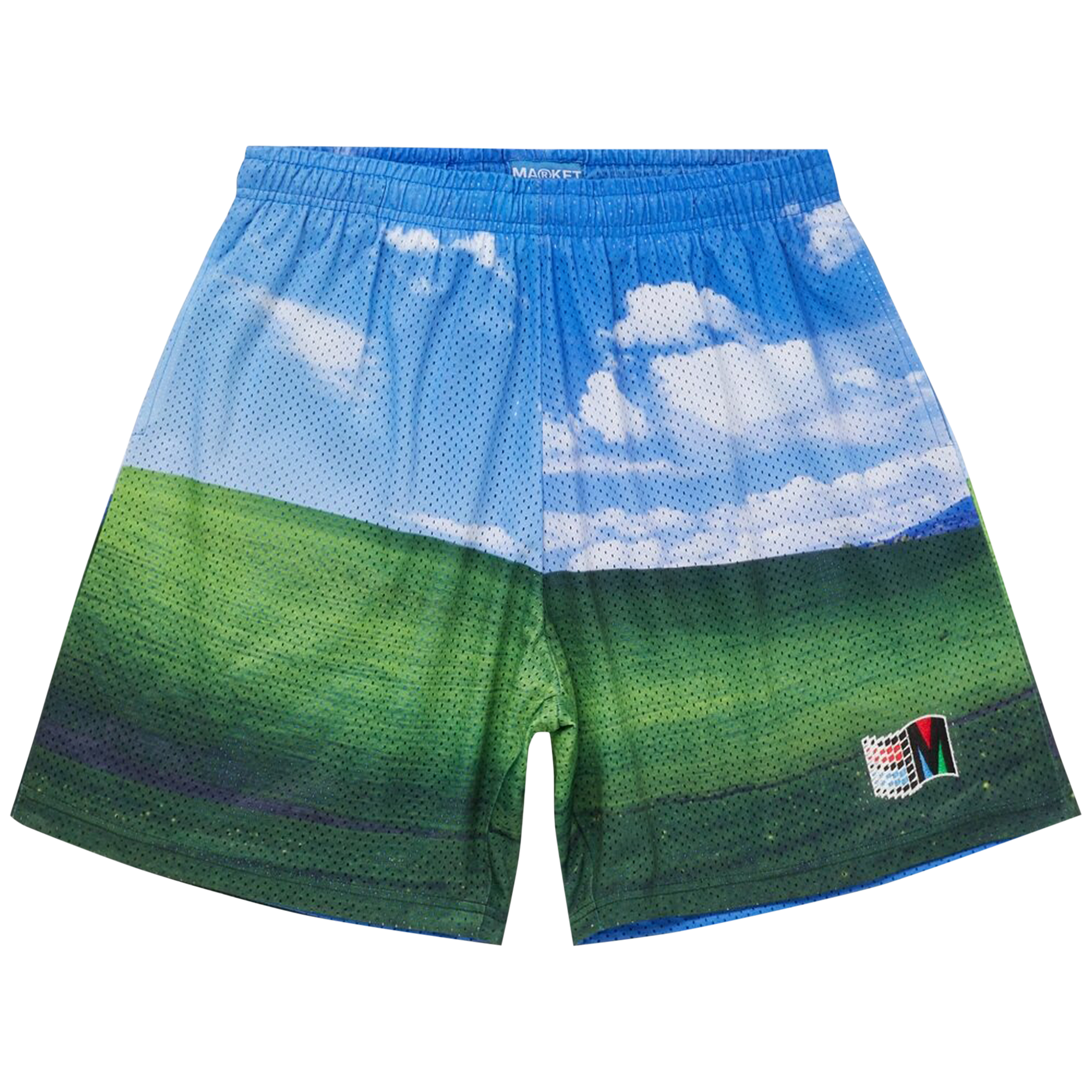 Pre-owned Market Bliss Mesh Shorts 'blue'
