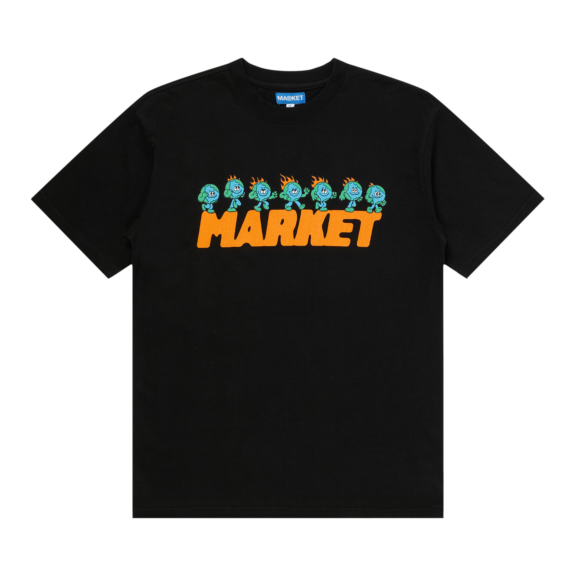 Pre-owned Market Keep Going T-shirt 'vintage Black'