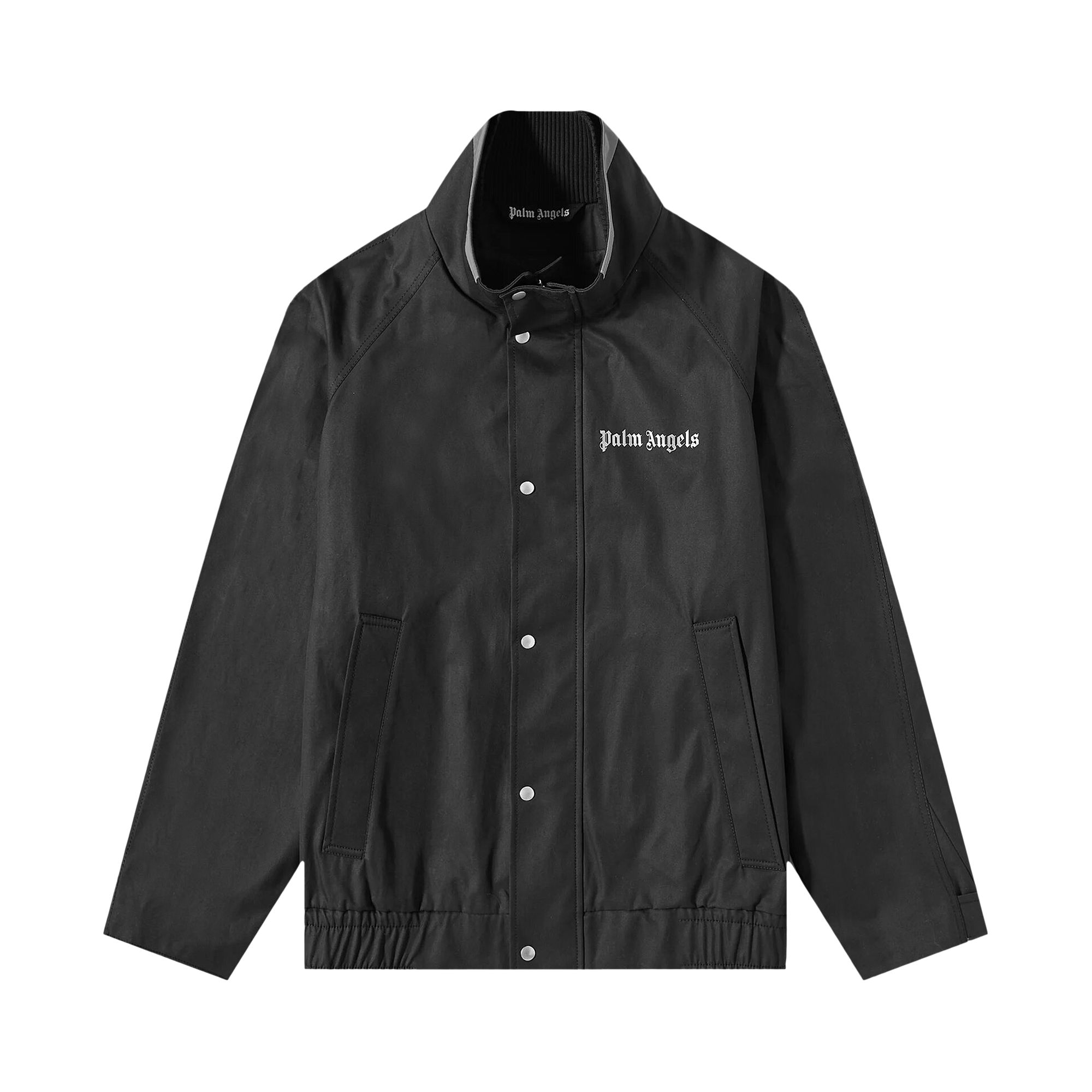 Pre-owned Palm Angels Reflective Details Logo Bomber 'black/silver' | Multi-color | Men's Size 48