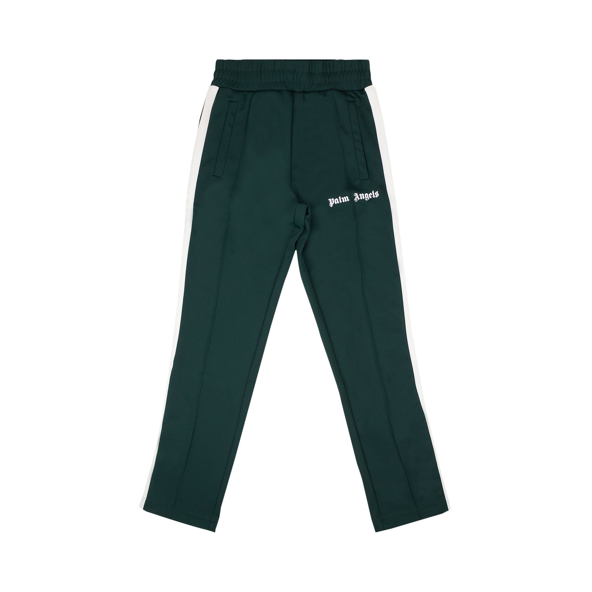 Palm Angels Classic Track Pants 'Green/White' | Men's Size L
