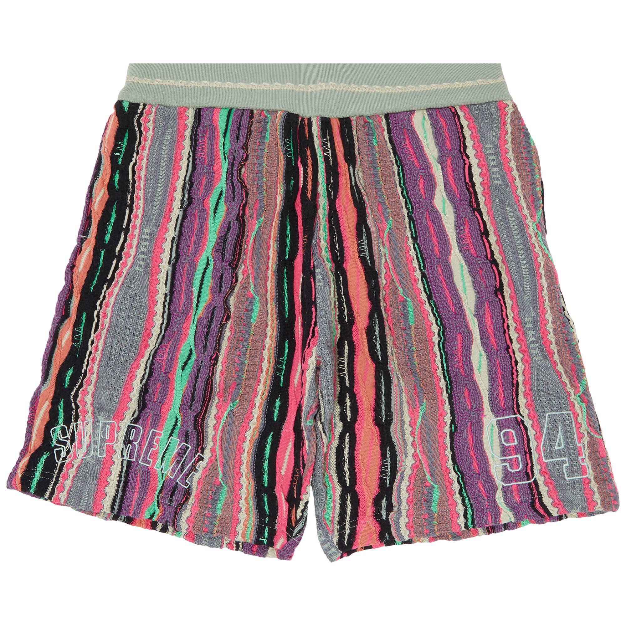 Pre-owned Supreme X Coogi Basketball Shorts 'multicolor' In Multi-color