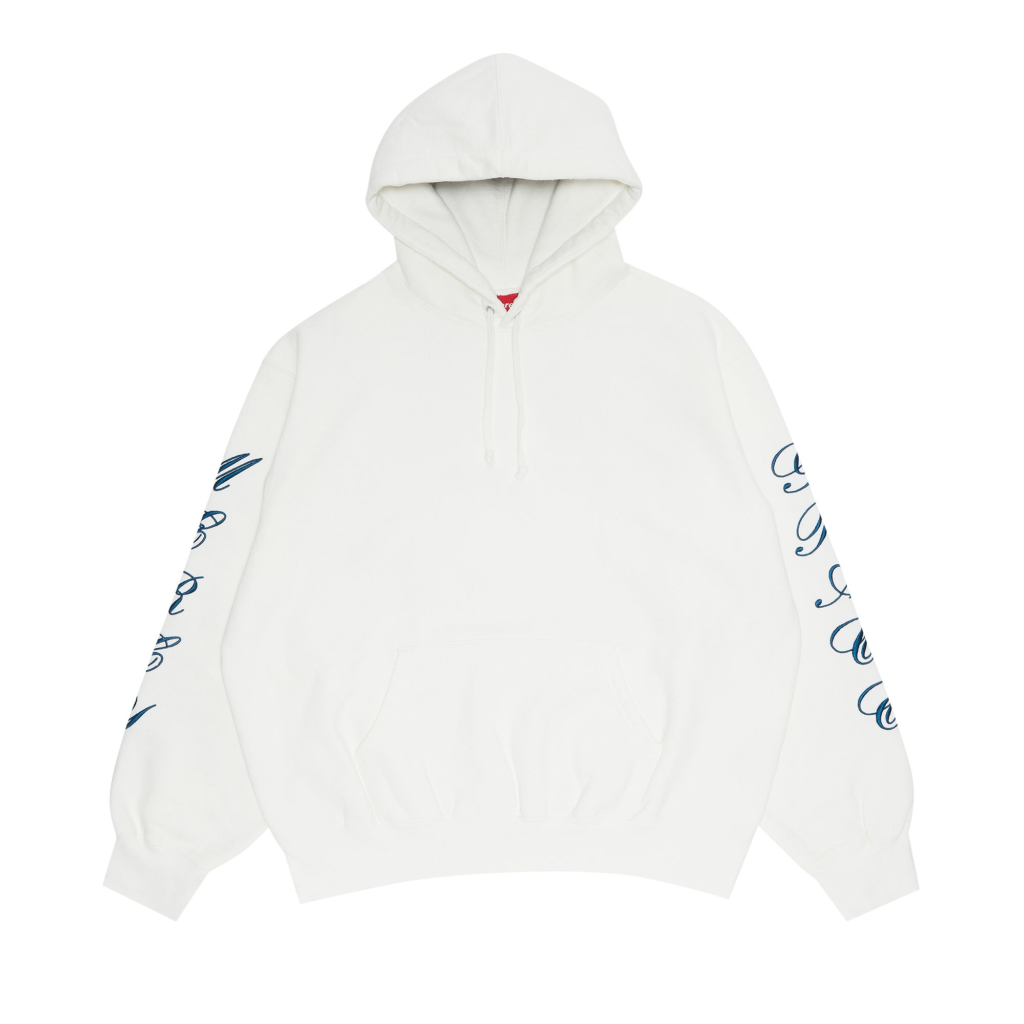 Supreme Patches Spiral Hooded Sweatshirt 'White' | Men's Size 2XL