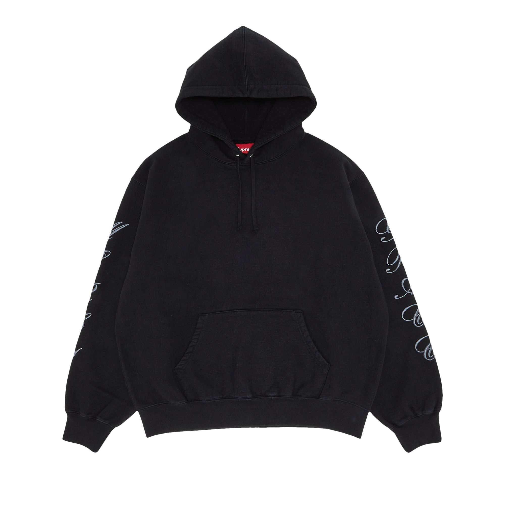Pre-owned Supreme Patches Spiral Hooded Sweatshirt 'black'