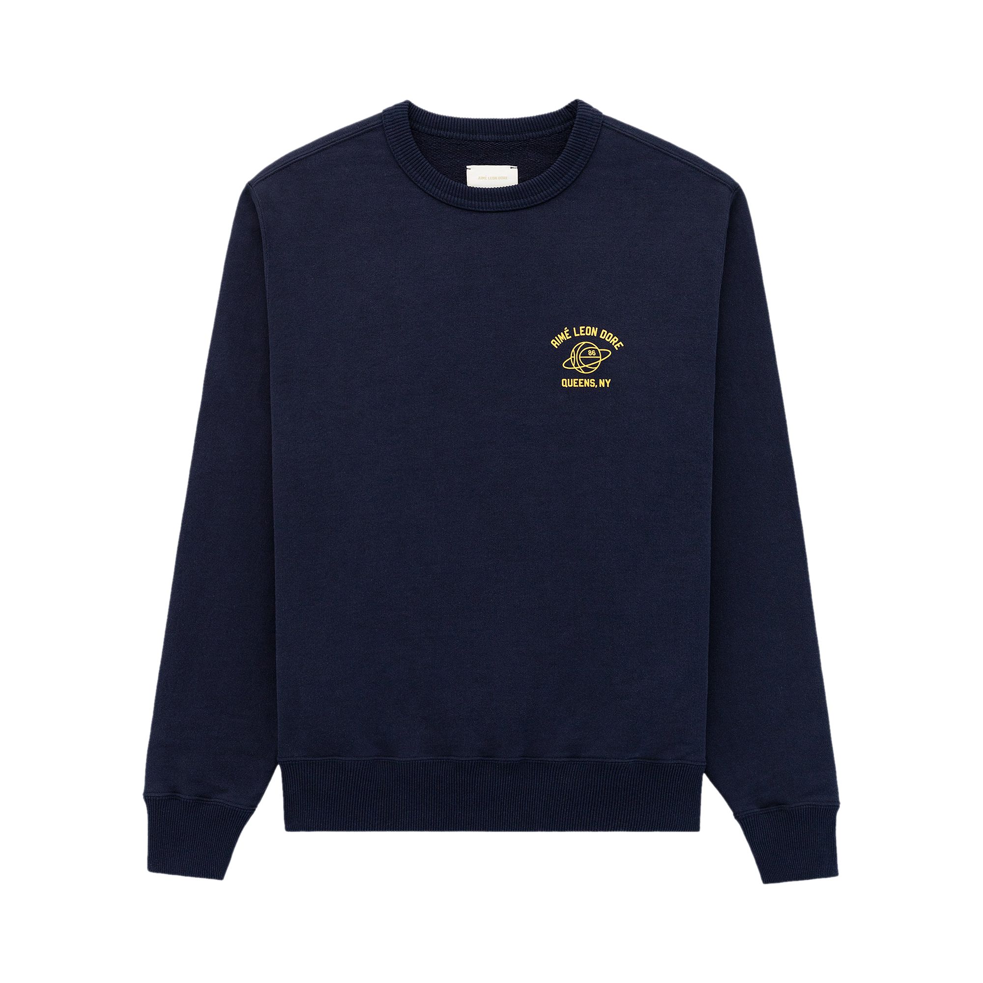 Pre-owned Aimé Leon Dore 86 Classic Crewneck Sweatshirt 'navy Blazer' | Blue | Men's Size Xl