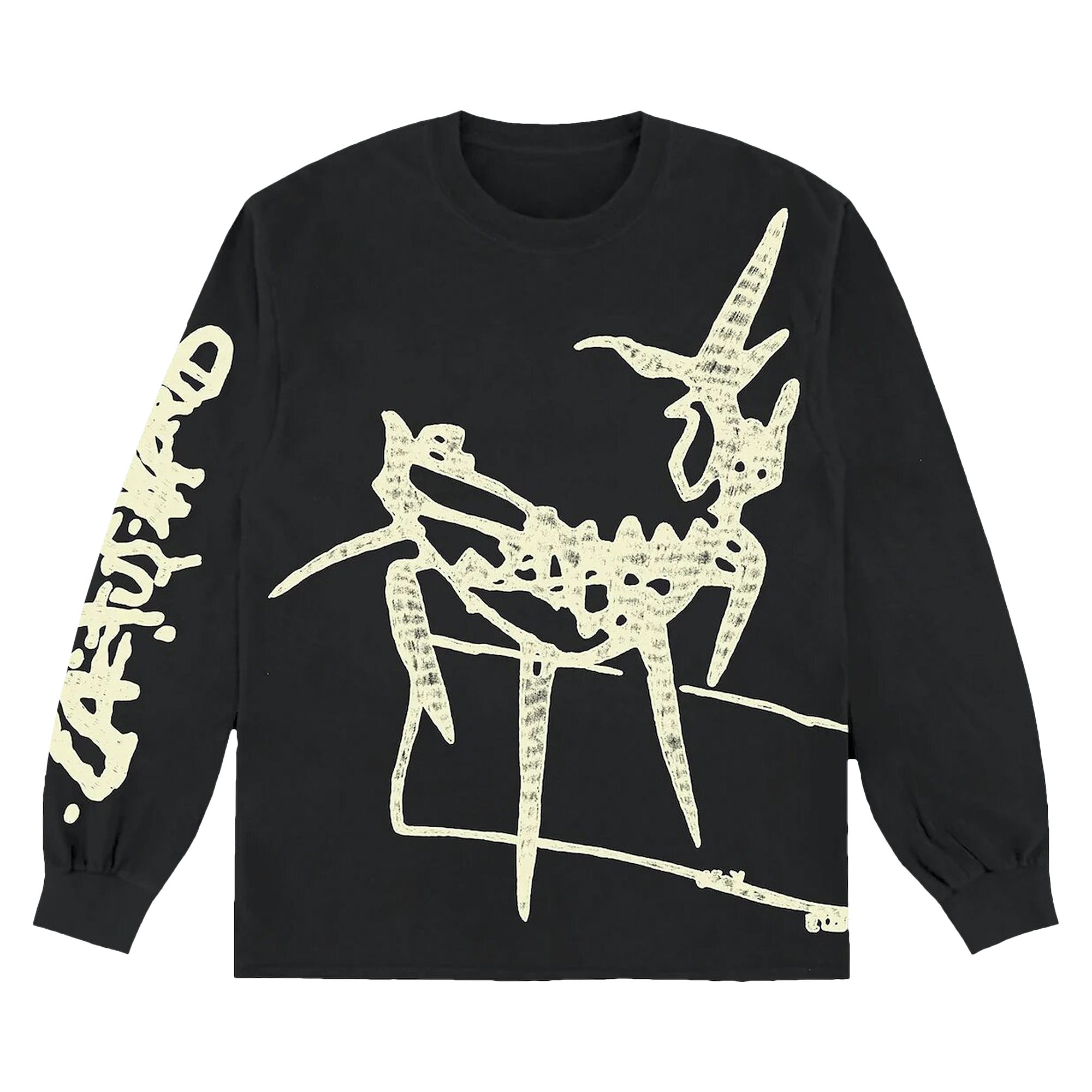 Cactus Jack by Travis Scott Barbed Wire Long-Sleeve Tee 'Black' | Men's Size L