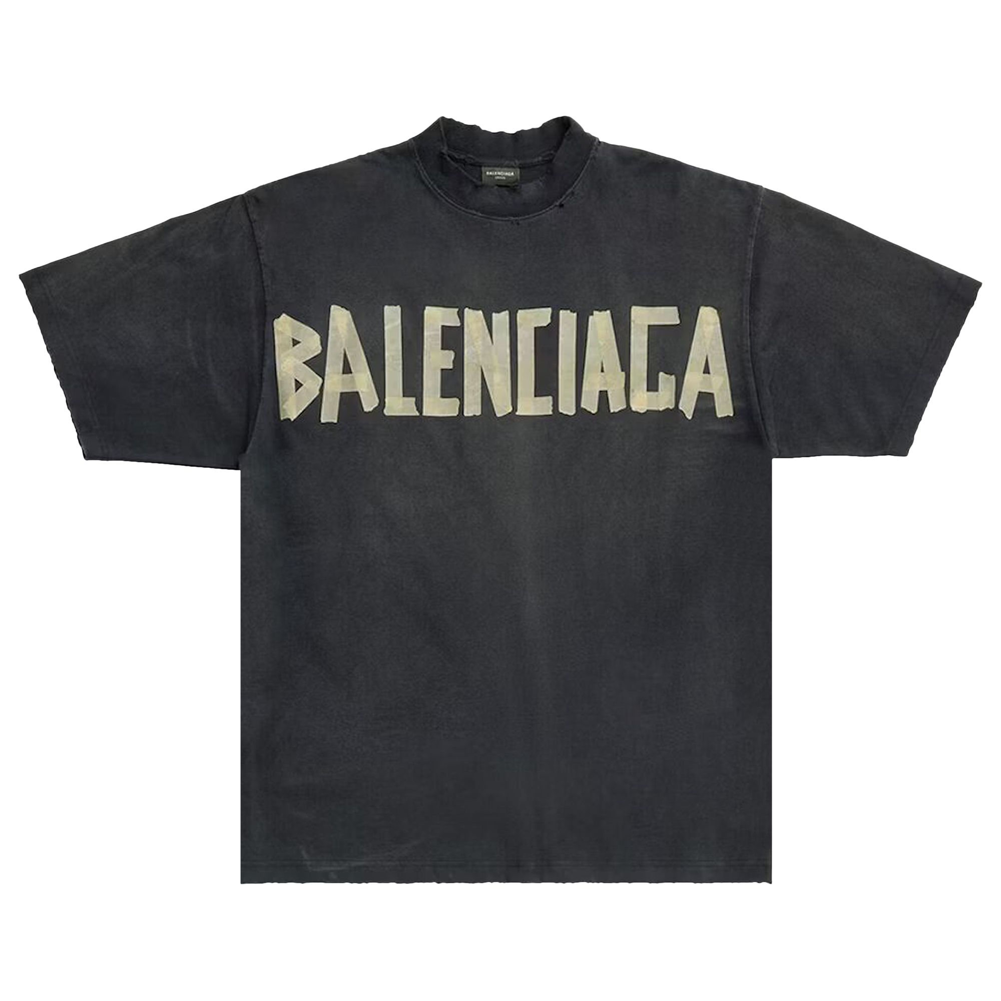 Balenciaga Tape Type Medium Fit T-Shirt 'Black' | Men's Size L
