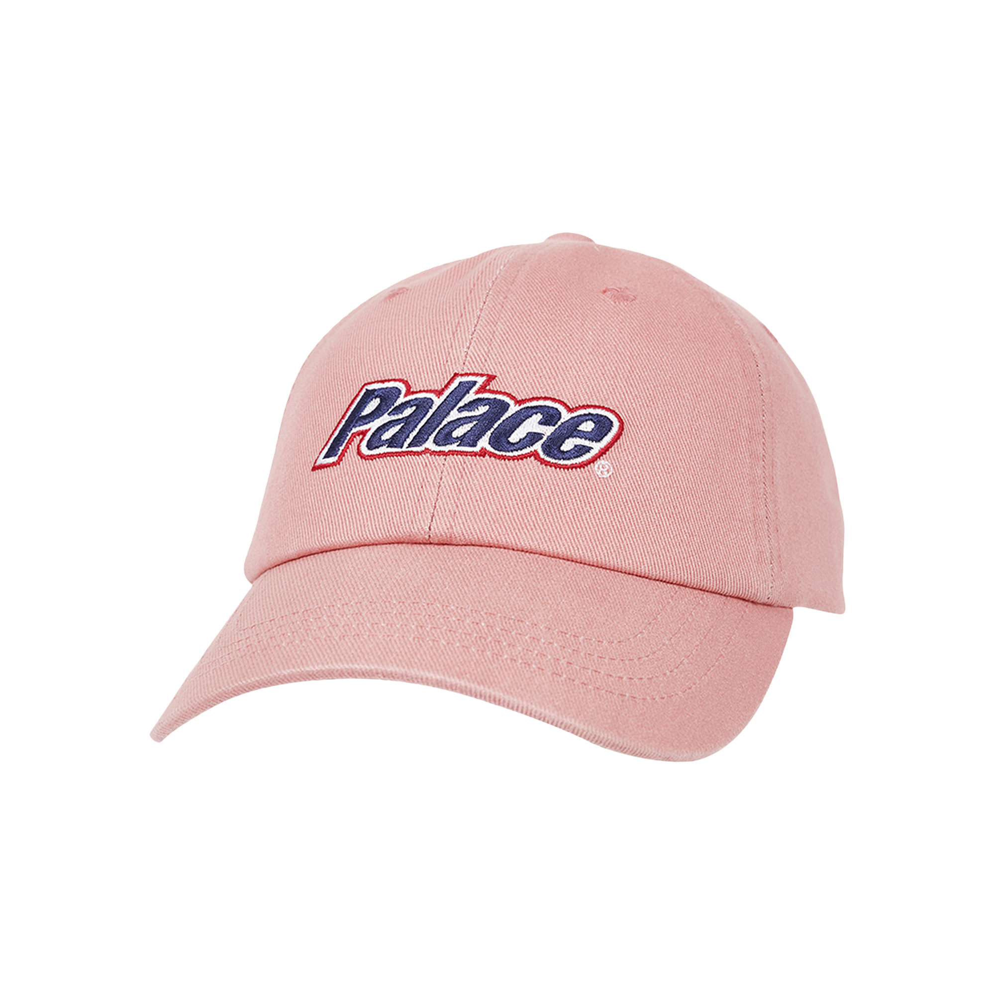 Pre-owned Palace Lowercase Washed Denim 6 Panel 'pink'