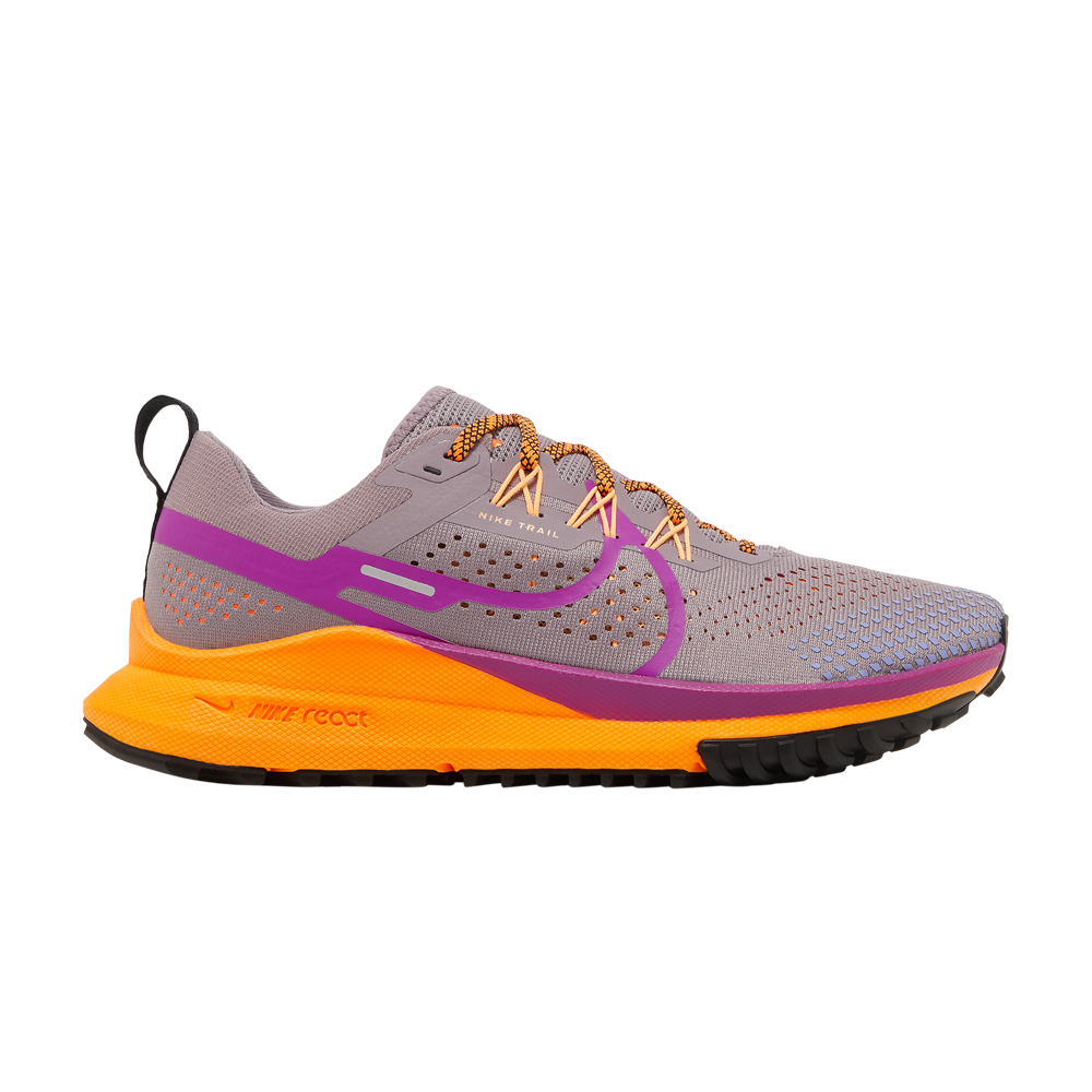 Pre-owned Nike Wmns React Pegasus Trail 4 'purple Smoke Total Orange'