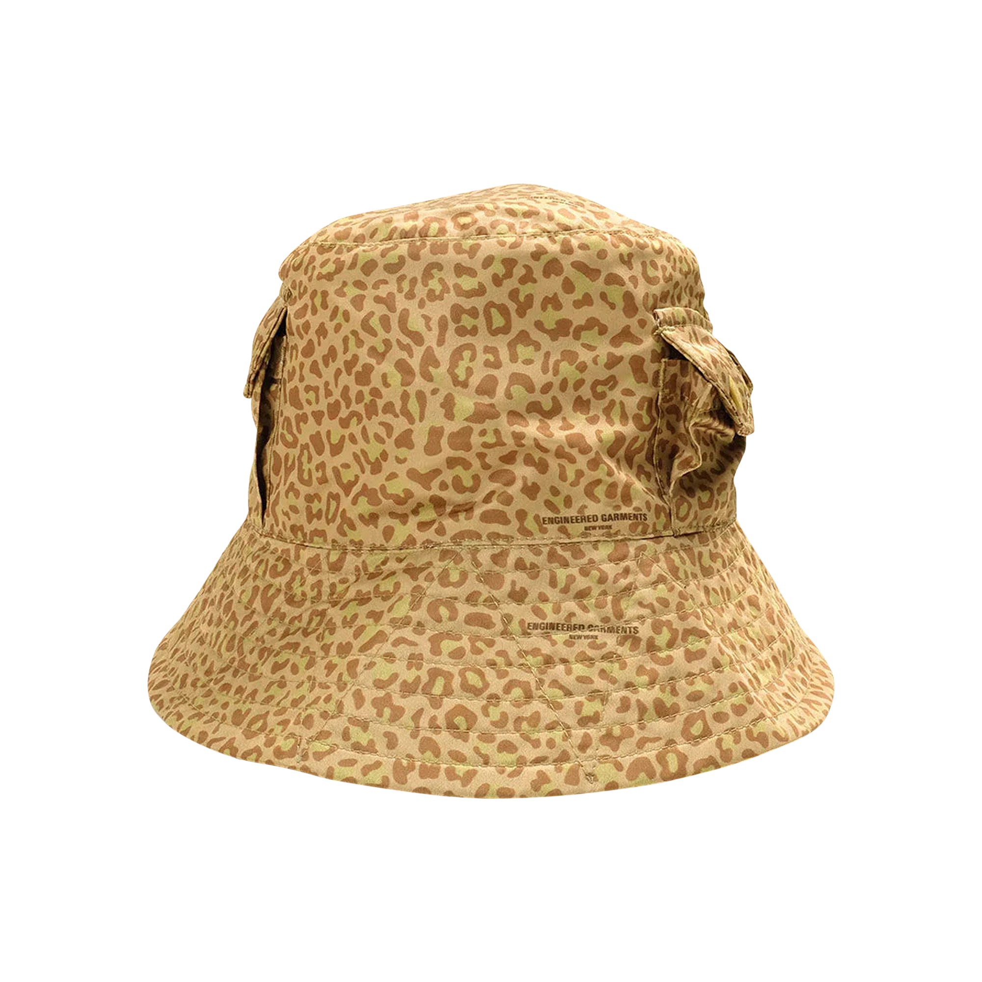 Pre-owned Engineered Garments Explorer Hat 'leopard' In Brown