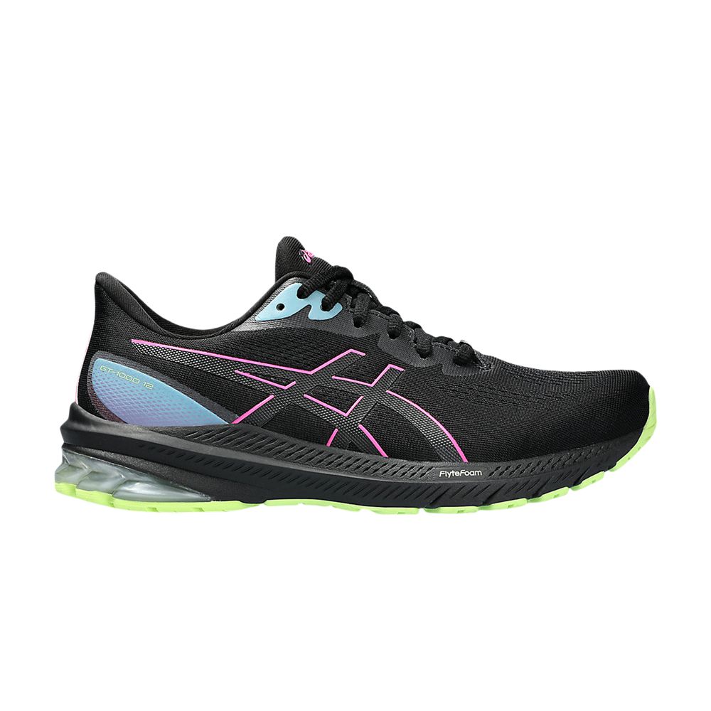Pre-owned Asics Wmns Gt 1000 12 Gore-tex 'black Hot Pink'