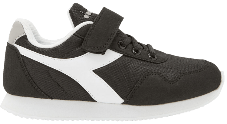 Diadora Simple Run Little Kid Black White