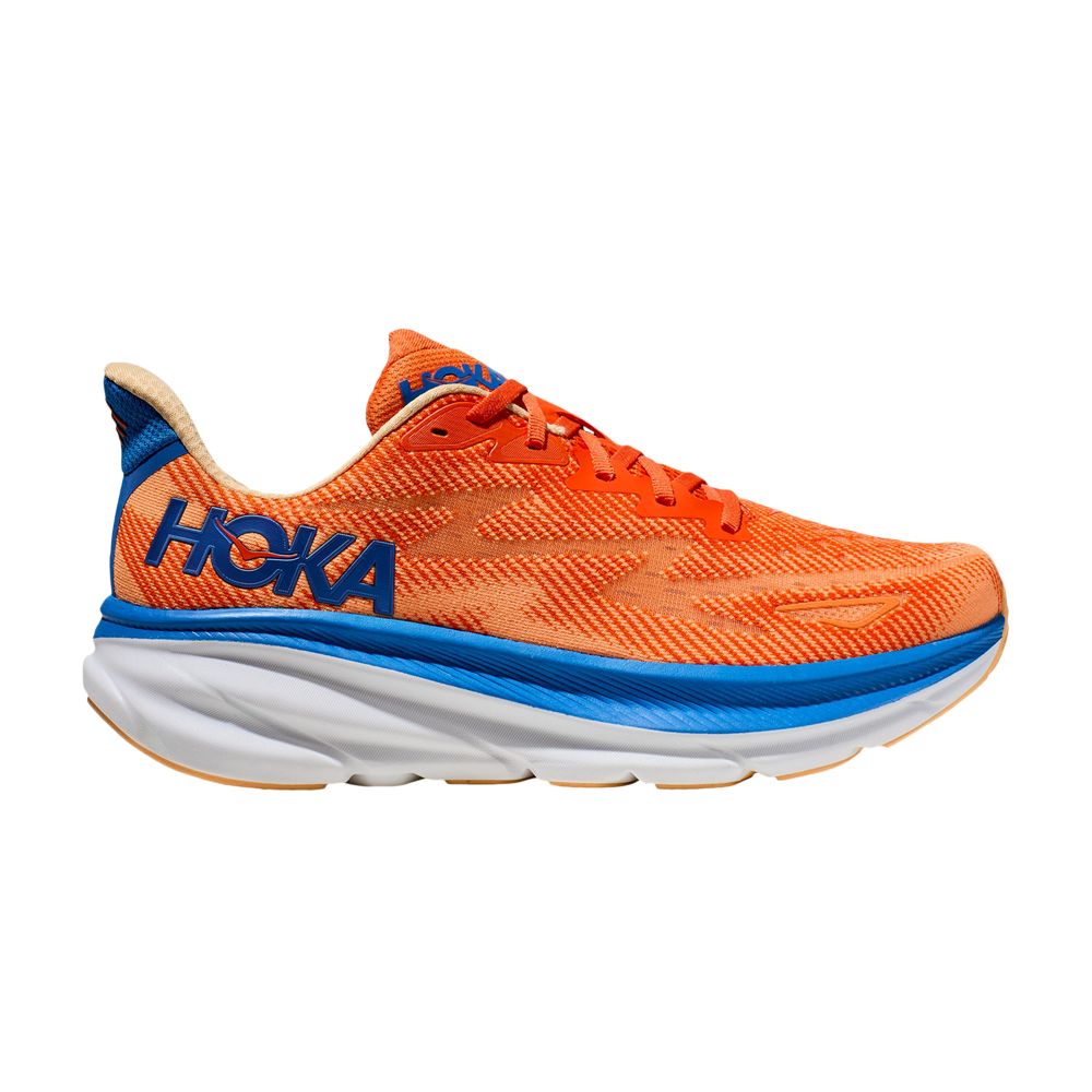 Pre-owned Hoka One One Clifton 9 'vibrant Orange Impala'