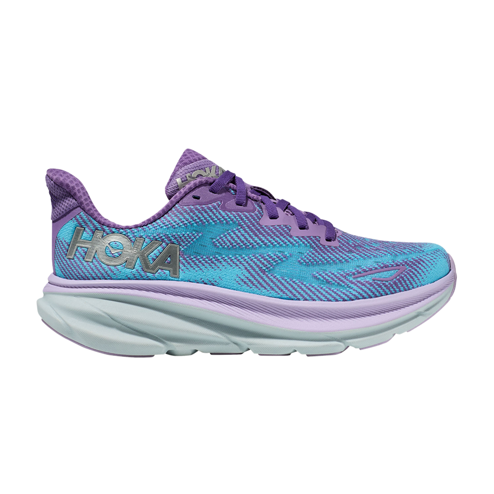 Pre-owned Hoka One One Wmns Clifton 9 'chalk Violet' In Purple