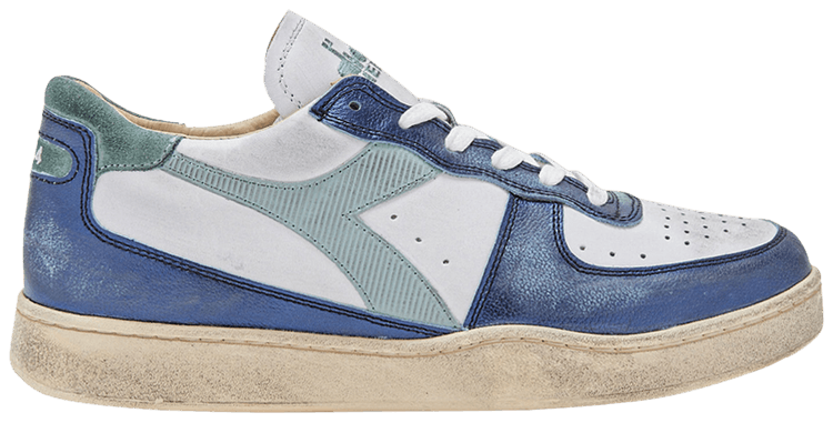 Diadora Mi Basket Low Metallic Dirty   Blue Eyes