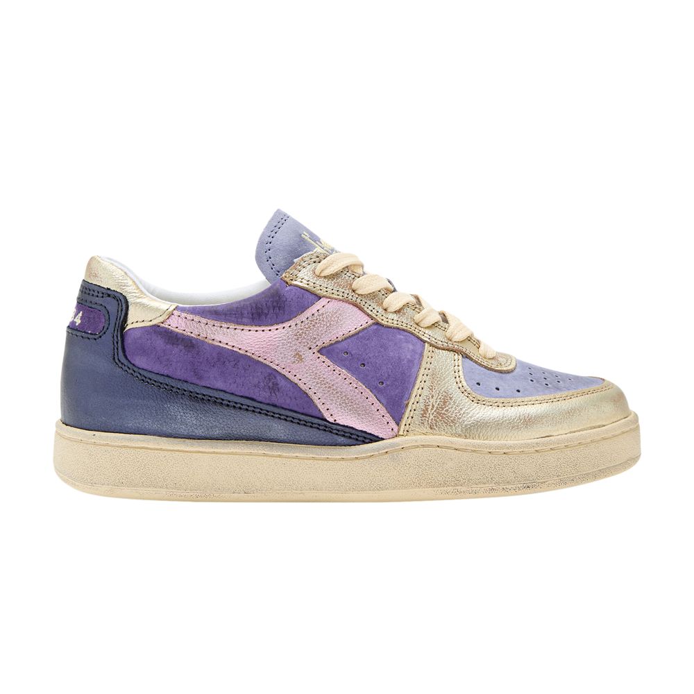 Pre-owned Diadora Wmns Mi Basket Low 'metal - Twilight Violet' | Purple | Women's Size 7
