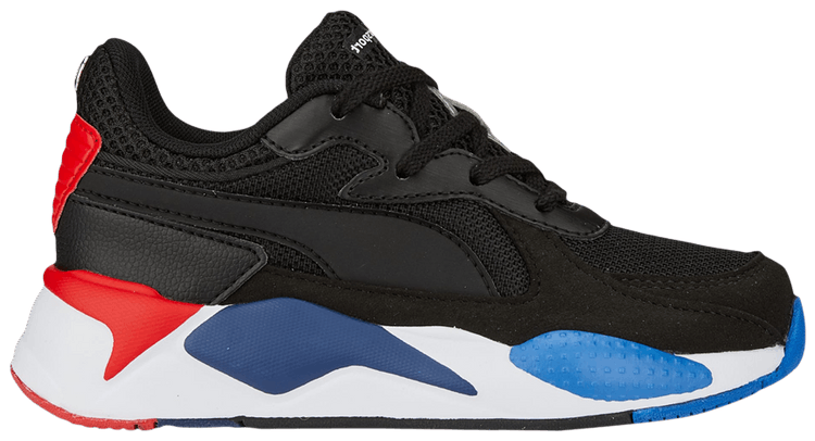 BMW Motorsport x Puma RS X Little Kid Black Cobalt Red