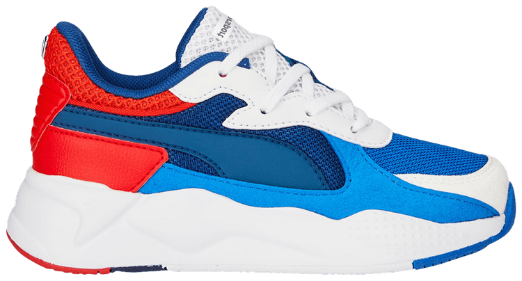 BMW Motorsport x Puma RS X Little Kid White Cobalt Red