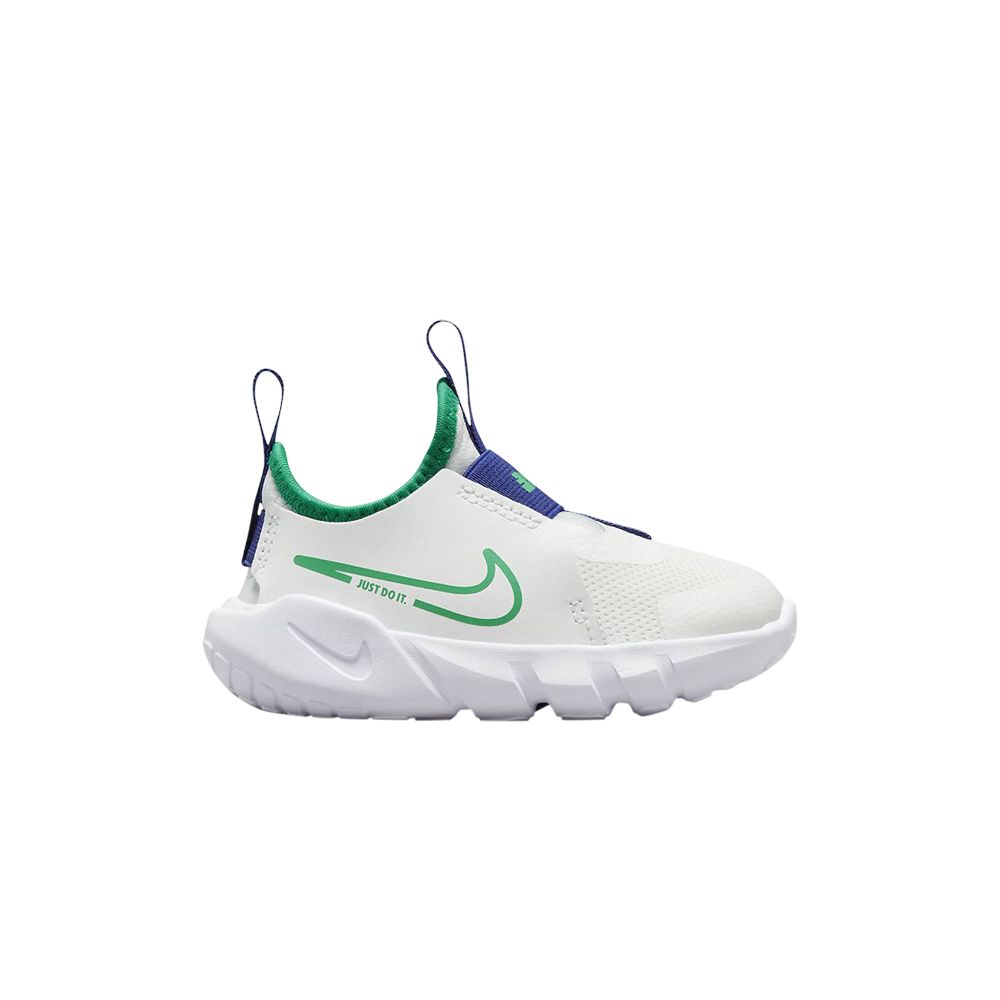 Pre-owned Nike Flex Runner 2 Td 'white Stadium Green' | Infant Size 10